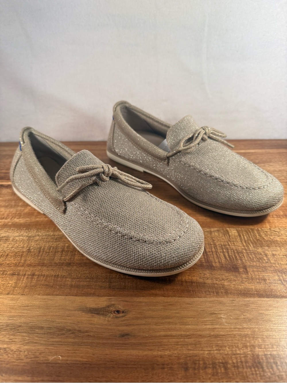 Rothy's Boat Shoe in Shimmery Sand Size 7.5